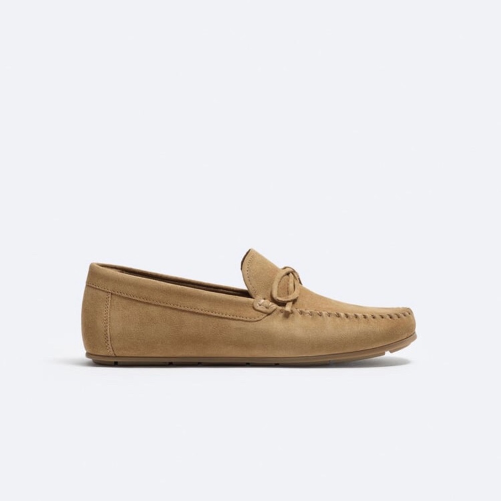 Zara Men’s Suede Driving Loafers - NWT size 8